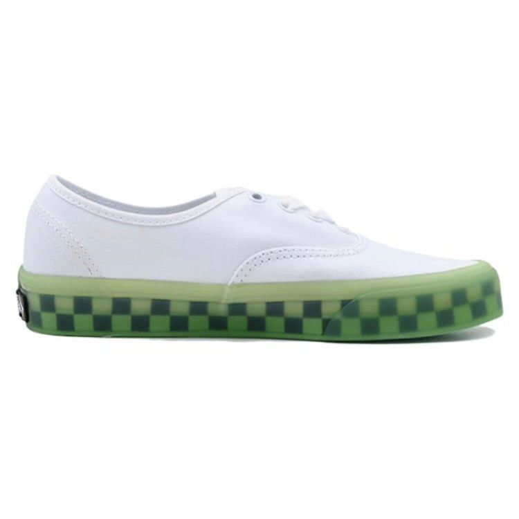 Vans Authentic Fabric Low Top Skate Shoes Unisex Sneaker White Green VN0A5KRDAVD