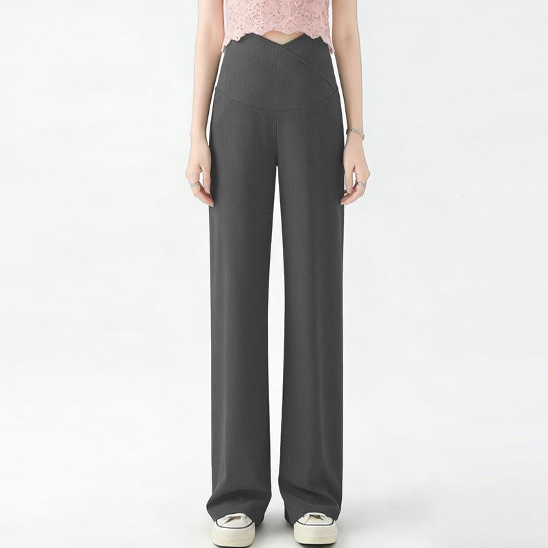 Summer Maternity Adjustable Tummy Support Nine-Point Casual Pants for Petite Women XXL