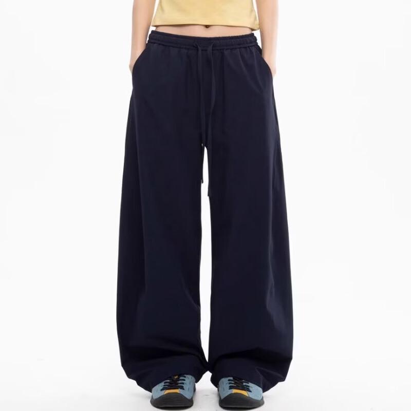 OWOX Women s Loose Straight-Leg Wide-Leg Casual Pants S