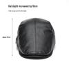 Men's Imitation Sheepskin Duckbill Cap - Stylish Korean, Middle-Aged & Elderly Newsboy Beret for Autumn/Winter.