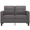 VidaXL 2-Seater Sofa Grey 120 Cm Faux Leather, Sofa, Upholstered Sofa, Living Room Seat, Loveseat, Living Room Sofa, Sofa 359114