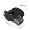 High Quality Black Whistle Referee Game Halter Whistle Outdoor Travel Hiking Whistle Suitable for Basketball Volleyball Referee