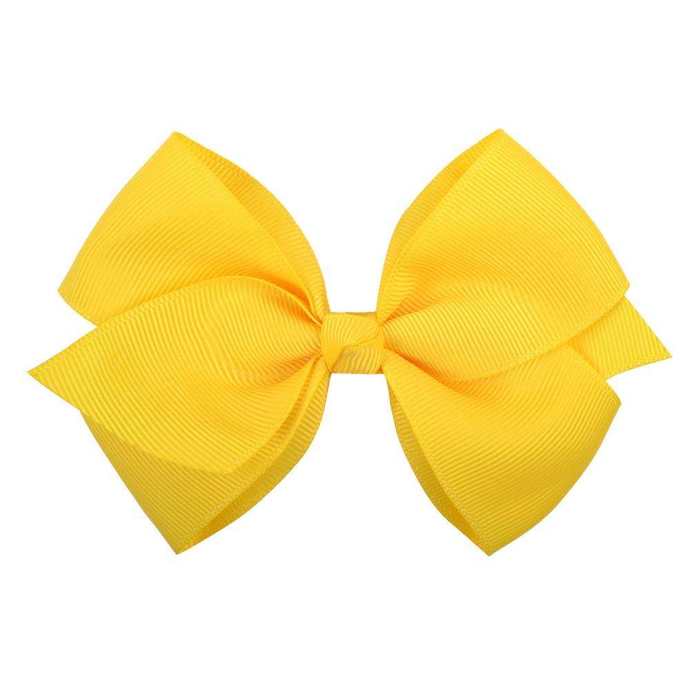 1pcs 4.5 Inches Sweet Candy Color Hair Bows With Clip Kids Girls Boutique Handmade Hair Clip Hairgrips Hair Accessories