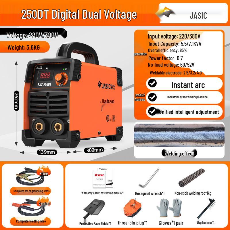 JiaShi 220V Portable Mini Welding Machine - Industrial Grade Welder for Home Use