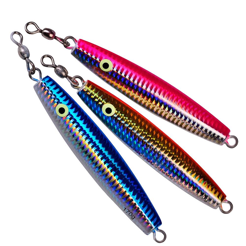 Placă de fier Plumb Nalucă de pește Simulare de momeală Unelte de pescuit cu momeală falsă