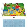 Caillou Anime Blanket Flannel Printed Cartoon Multifunction Warm Throw Blanket for Home Travel Plush Thin Quilt