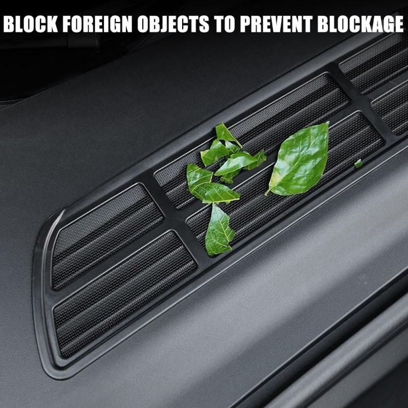 Air Inlet Dust Guard Easy Installation Strong Strength Vent Protector Dust & Debris Barrier Simple Installs for Vehicles