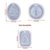 Listing Pendant Mold Silicone Epoxy Molds Christmas Ornament Casting Molds DIY Crafts Making Tools Home Decorations