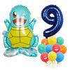 Standing Pokémon Pikachu Squirtle Child Elf Birthday Aluminum Film Printing Latex Balloon Gift