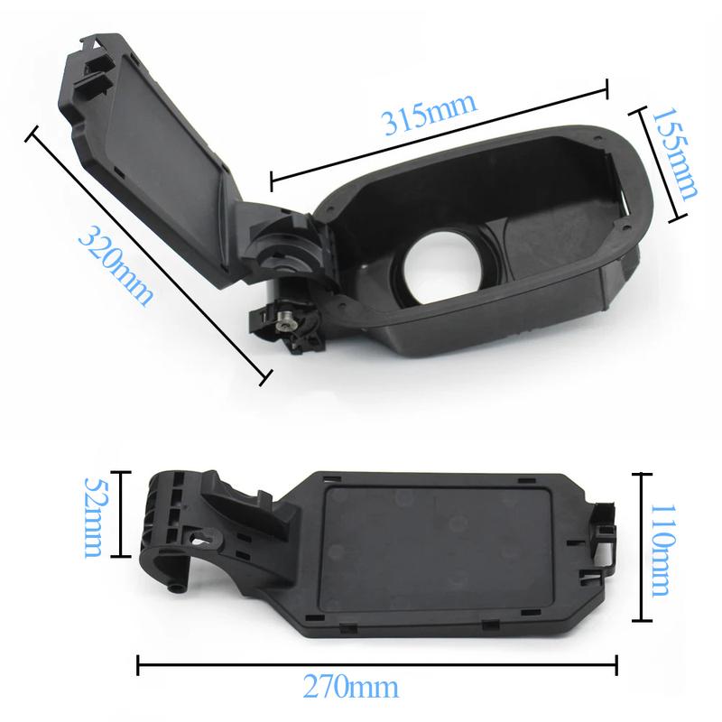Base de Couvercle Intérieur à Rabat pour Réservoir de Carburant de Voiture Pour Mercedes BENZ Classe GLC W253 2015-AMG GLC200 GLC220 GLC260 GLC300