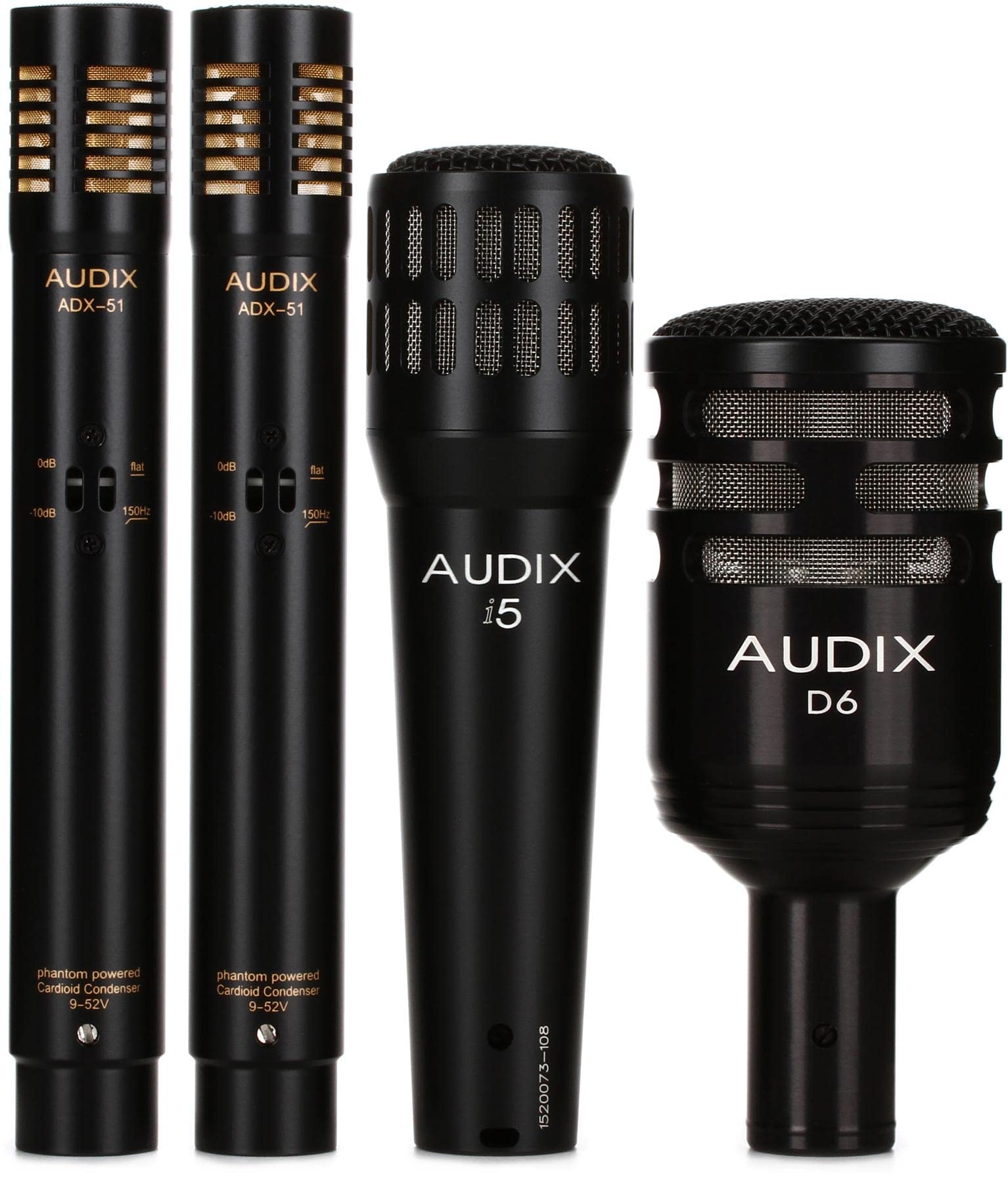 

AUDIX DP QUAD Drum set recording microphone set of 1 1 2 microphone clamp for fixing drum rim various microphone clips aluminum case included set, 4, чорний