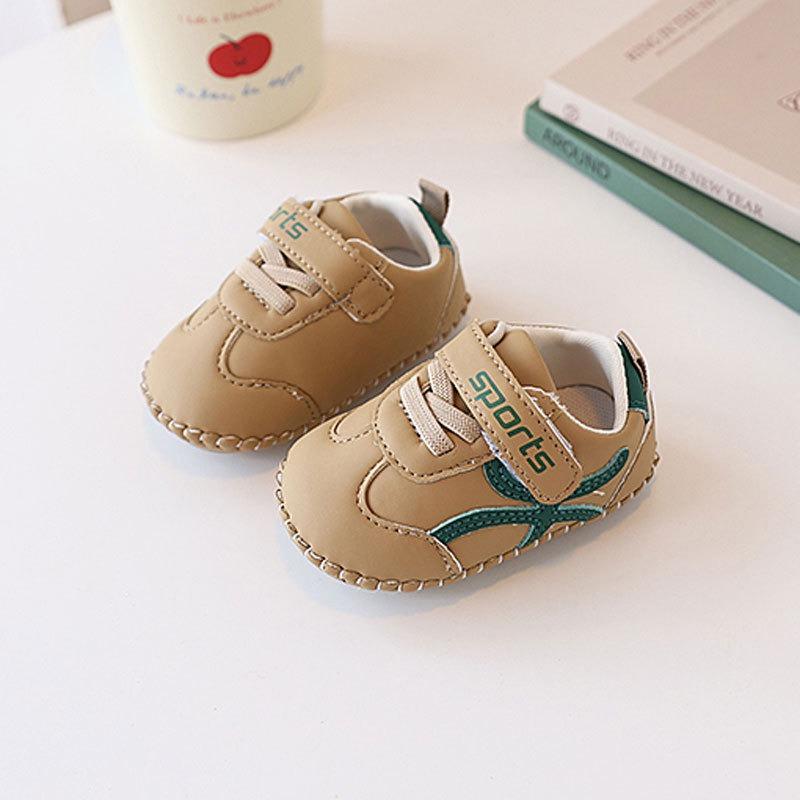 

Весенне-осенняя детская обувь (0-18 месяцев) - Мягкая подошва, первая обувь для младенцев и малышей, унисекс, белые туфли для детей от 6 до 12 месяцев 14 хаки