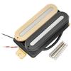 Artec HXTN Super Power Dual Hot Rail Ceramic Humbucker Pickup, 16K Gold, for Electric Guitar Bridge, Zebra