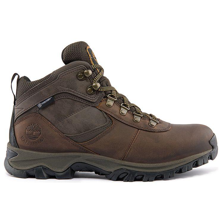 Timberland Leather Outdoor Comfort Slip-Resistant Durable Waterproof Mid-Top Casual Shoes Men Casual Shoes Dark-Brown 2730RW