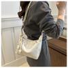 New Chinese Style Silk Crescent Bag 2026 Trendy Embroidery Handbag for Women Fashion Small Shoulder Crossbody Purse