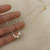 Korean-Style Women's Faux Pearl Clavicle Necklace - Simple, Light Luxury Pendant Design