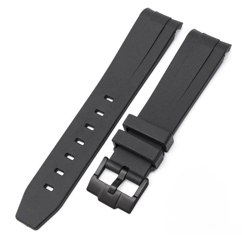 20mm Silicone Strap for Omega X Swatch Joint MoonSwatch Curved End Rubber Bracelet Men Women Waterproof Diving Sport Watch Band