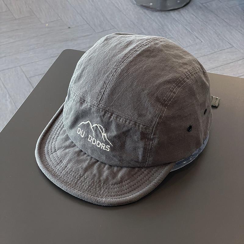 Baseballkappe mit kurzem Schirm und verstellbarer Passform, Sonnenschutz für Damen, Herren, Outdoor-Bekleidung
