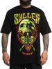 Sullen Herren Free Mind Kurzarm Premium 1 Ton Schwergewicht T-Shirt Tattoo Tee