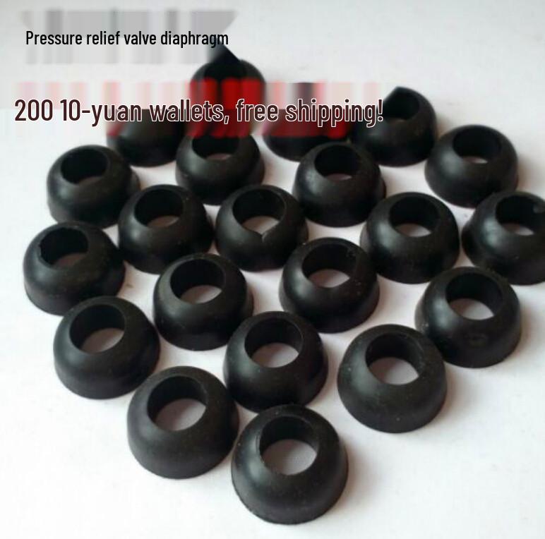 

LPG Medium Pressure Valve Seal Ring and Rubber Gasket Set Black Pointed Head - 200 pieces