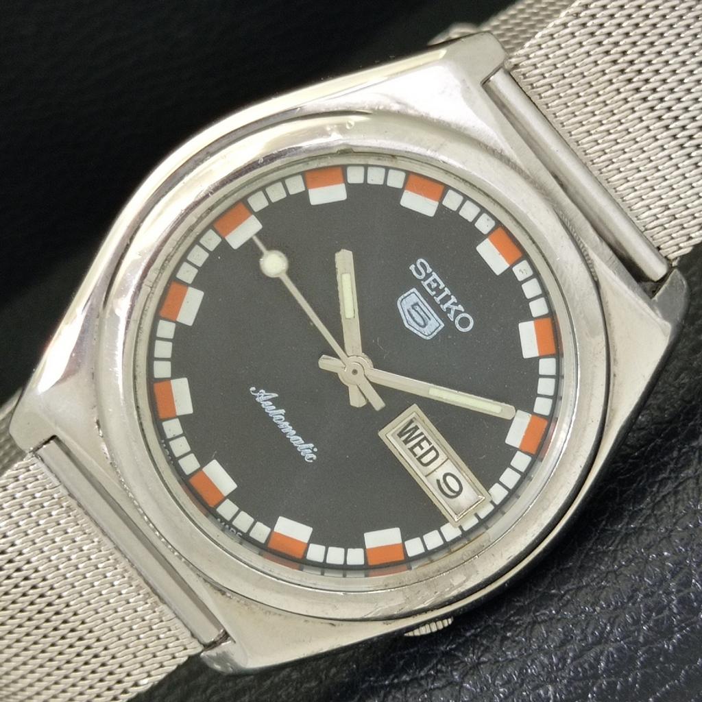 

ВИНТАЖНЫЕ МУЖСКИЕ ЧАСЫ SEIKO 5 AUTOMATIC 7S36A ЯПОНИЯ С ЧЕРНЫМ ЦВЕТОМ ЦИФЕРБЛАТА a500765-5 R154-a500765