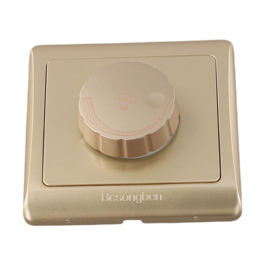 Adjustable Brightness 1-Gang Dimmer Task Lighting Compatible With Incandescent Operating Voltage 250V For Incandescent Bulbs