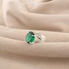Chrome Diopside Gemstone 925 Sterling Silver Women Jewelry Elegant Wedding Ring For Her RR-75-3