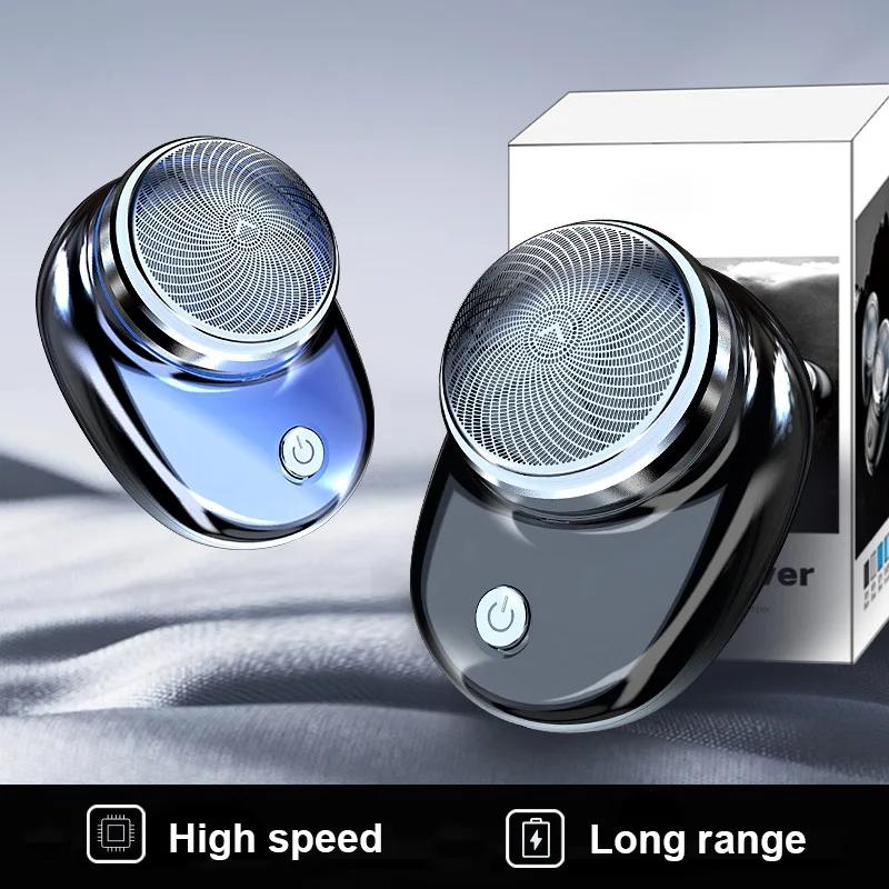 Electric Shaver Charging Mini Pocket Travel Razor Portable Waterproof Wireless Detachable Shaver Facial Beard Hair Trimmer