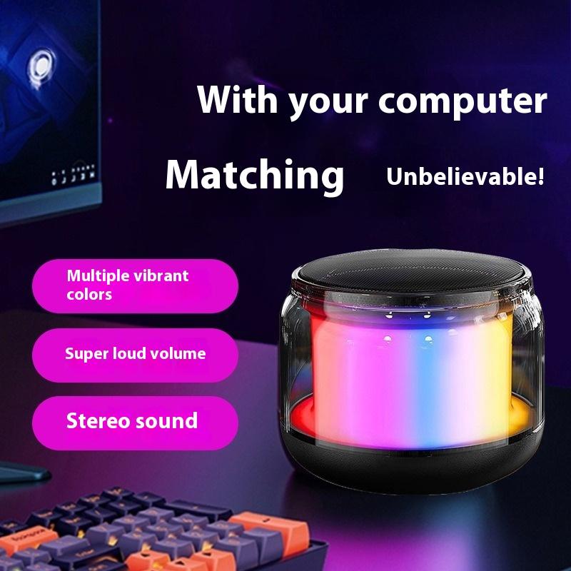 Wireless Bluetooth Speaker, Large Volume Mobile Phone, Mini Portable Portable, Outdoor Small Steel Cannon, Home Small Stereo