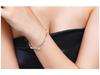 Weihua Temperament Women's Silver-Plated Amethyst Bracelet with Red Bean Charm