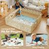 Foldable Baby Plat Mat Double Sided, Kids Floor Mat for Crawling, 200L X 150W Cm, Car Track and Owl Theme