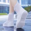 Waterproof Non-slip Rain Shoes Covers for Women, Silicone Rain Gear, Thickened, Wear-resistant Foot Cover for Children, Househol