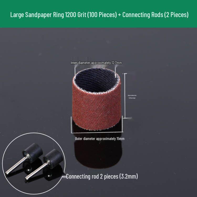 Electric Grinder Sanding Ring & Polishing Tool for Metal, Wood, and Rust Removal