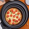 Pizza Tray Round Pizza Serving Tray Pizza Bakings Plate AluminumAlloy Material Pizza Cooking Tray Pizza Bakings Pans