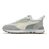 Puma Rider Future Vintage Cuir Baskets Décontractées Unisexe Blanc Gris 387672-25