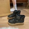 Fashion Plush high top snow boots for women in winter fashionable plush warm comfortable cold resistant women's thick soled boots