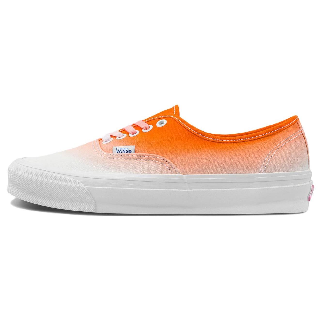 Vans OG Authentic LX Dip Dye - Orange White Men s VN0A4BV9B4S EU 34.5