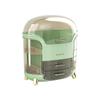 Elegant Dustproof Cosmetic Organizer – High-Capacity Skincare Storage with Light Luxury Design