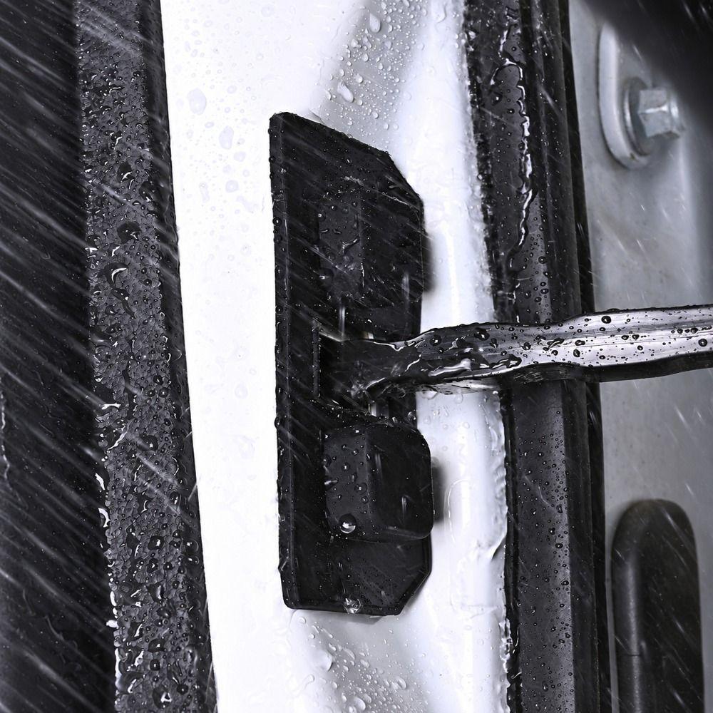 4pcs Soft Car Door Latch Covers Silicone Door Lock Cover Noise Reduction Covers  Vehicle Interior