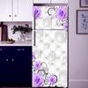 Refrigerator Fridge Cover Fruits Stickers Door Landscape Plant Sea Vinyl Self Adhesive Kitchen Furniture Decor Wrap Freezer Sticker Diy