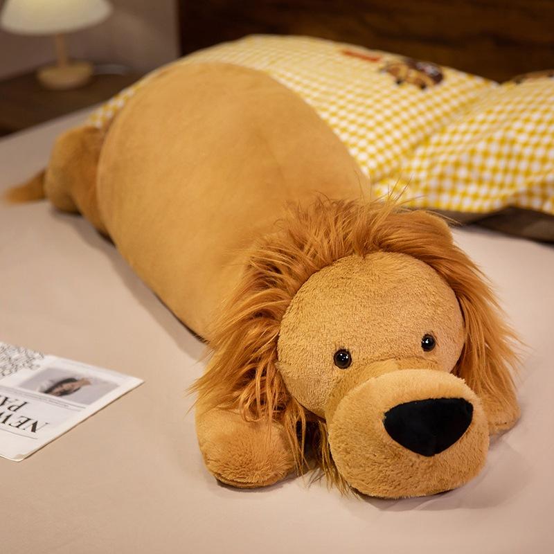 

Супер мягкая длинная полоска популярная кровать с изображением лесного льва для сна ребенка комфортная детская кукла плюшевая игрушка 40cm