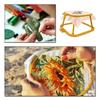 Cross Stitch Rack Multifunctional Double Layer Embroidery Frame Removable 2 Tier Square Embroidery Hoop for DIY Sewing Craft