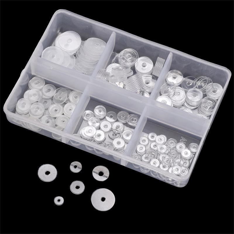 Durable Transparent PP Gasket Beads for DIY Beaded Bracelets