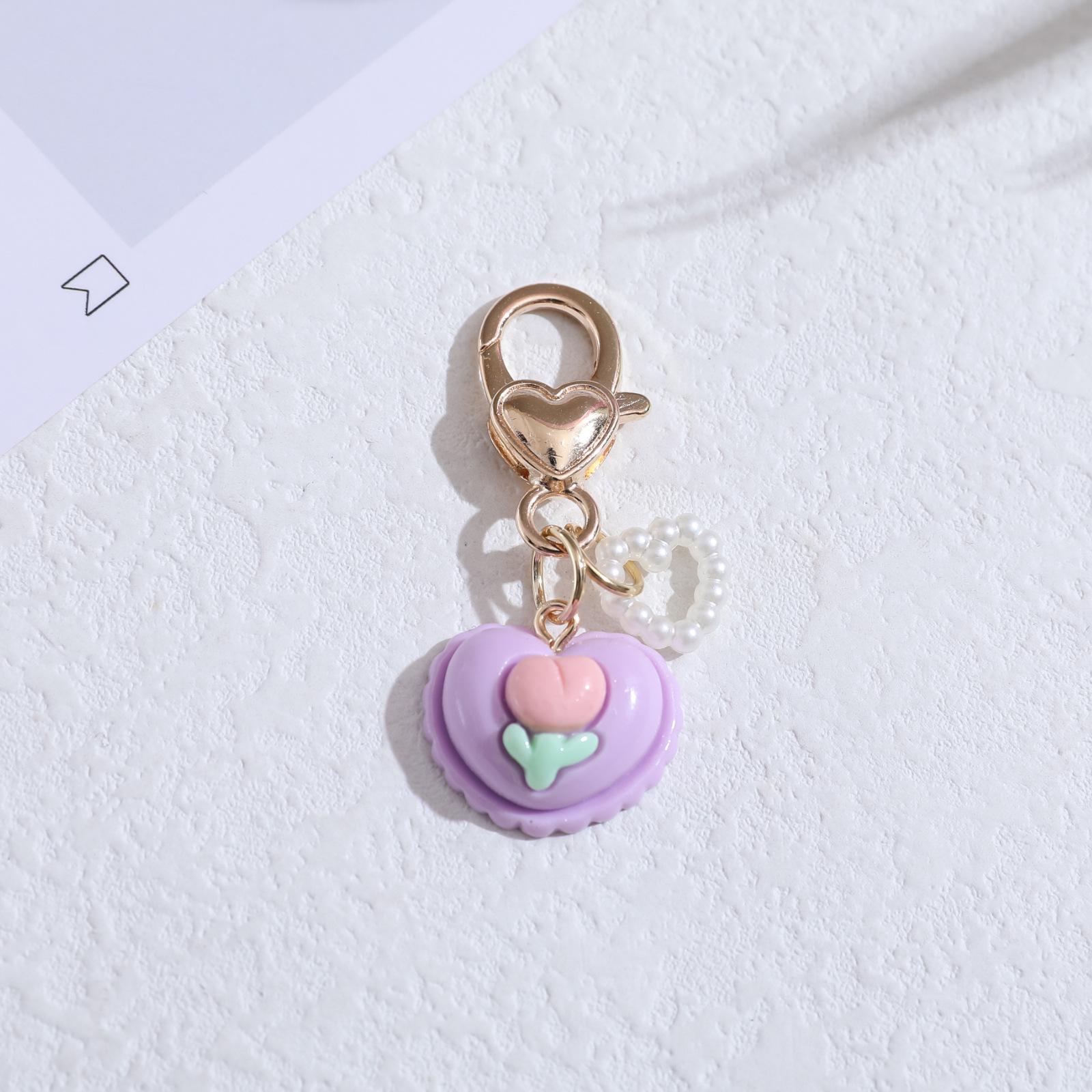 

Adorable Bear Cake Keychain & Bag Charm Coin Purse Notebook Pendant