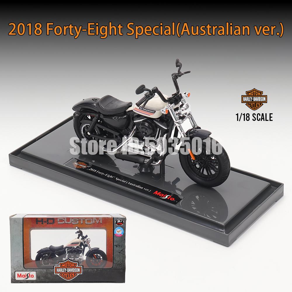 Maisto 1:18 Harley-Davidson Motorcycle 2022 Road King 2022 Fat Bob 114 Alloy Motorcycle Model Toy Car Collection