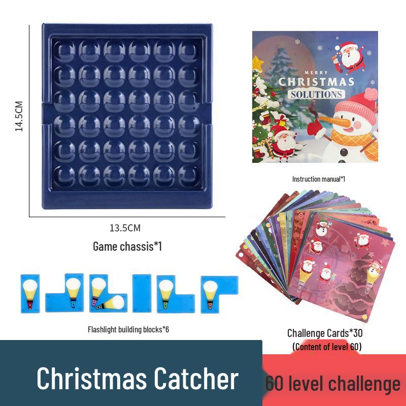 Ghost Catcher Puzzle Game - Interactive Flashlight Toy for Parent-Child Play & Educational Fun