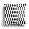 Modern Home Living Room Decoration Pillowcase Sofa Cover X Cushion Cover X Nordic X Autumn Black White Simple