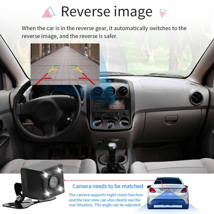 7805 4.1 Inch Universal Car Radio Receiver MP5 Player, Support FM & Bluetooth & TF Card with Remote Control