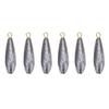 6Pcs New Fishing Weights Sinkers   Shape Casting Fishing Tackle (10g)