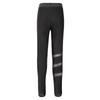 Girls Figure Skating Pants Sparkly Rhinestones Elastic Waistband Leggings Sheer Mesh Patchwork Trousers